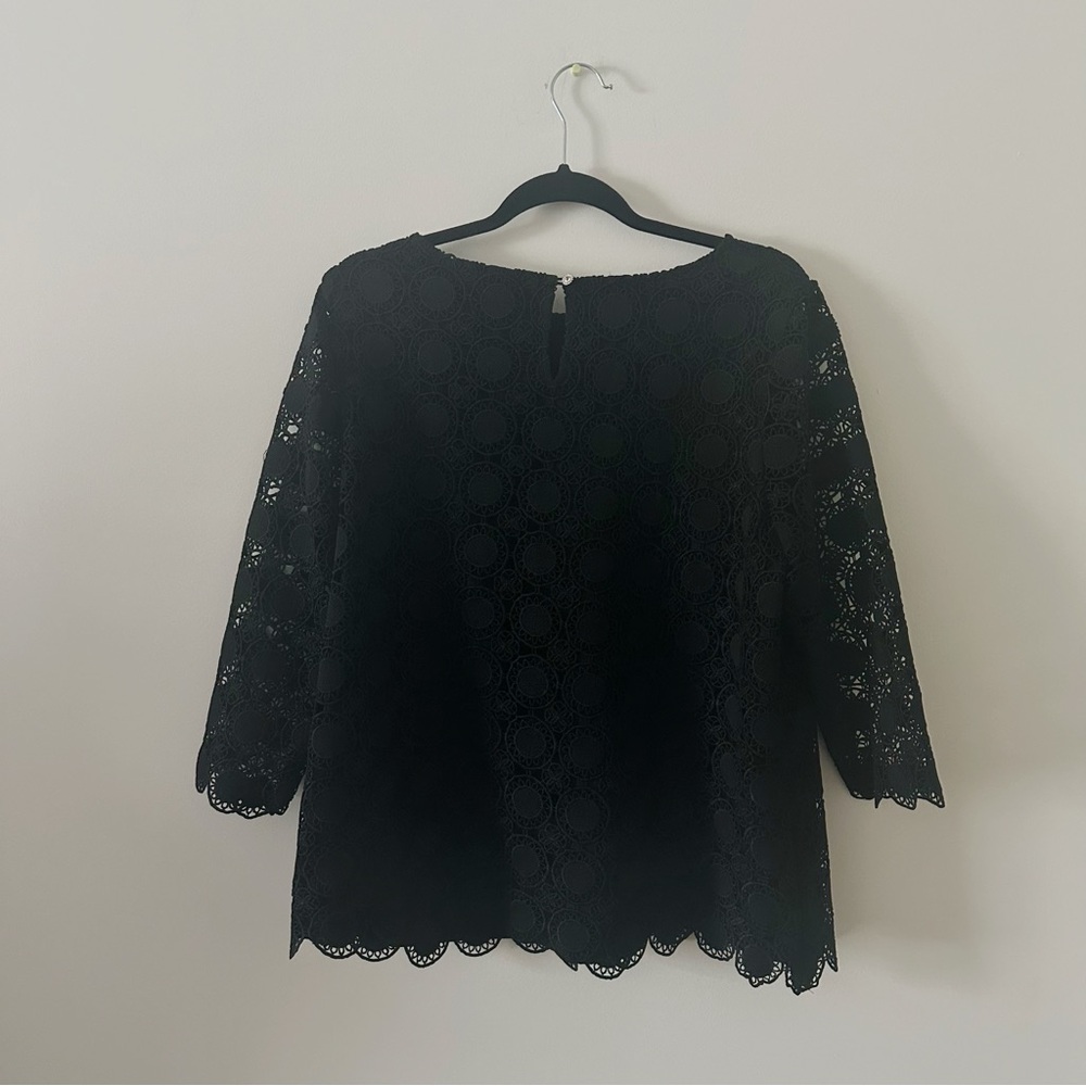 Talbots Plus Petite 1XP Medallion Lace Top - Picture 2 of 6
